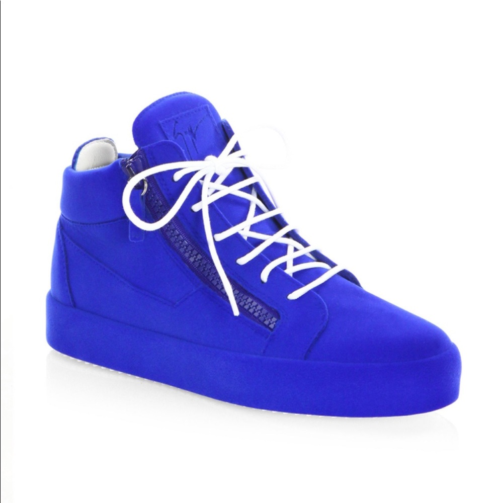 Giuseppe Zanotti Velvet Men’s Sneakers